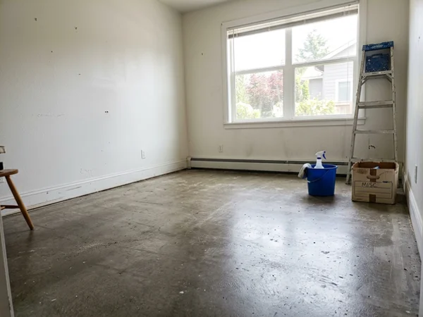 Restored room after crime scene remediation